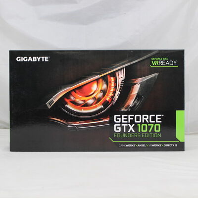 【通販センター】中古  GIGABYTE GV-N1070D5-8GD-B（GTX1070 8GB） 3480035067 