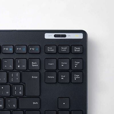 エレコム  TK-FDM109MKBK (抗菌 無線薄型コンパクトキーボード＆マウス) 