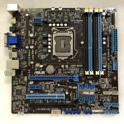 【甲府飯田店】中古  ASUS P8H77-M(H77 1155 mATX DR3) 120613 