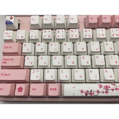 【仙台店】中古  Varmilo Sakura VEM92/V-Sakura/Sakura R1 (有線 ゲーミングキーボード JIS) 3240010926 