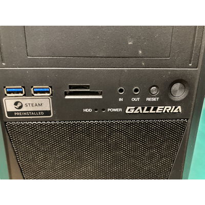 【富山本郷店】中古  THIRDWAVE GALLERIA XT (Intel Core i7 9700 /16GB/GTX1660 SUPER/SSD 512GB+HDD 1TB/-/Win 11 Home/-) 4760001241 