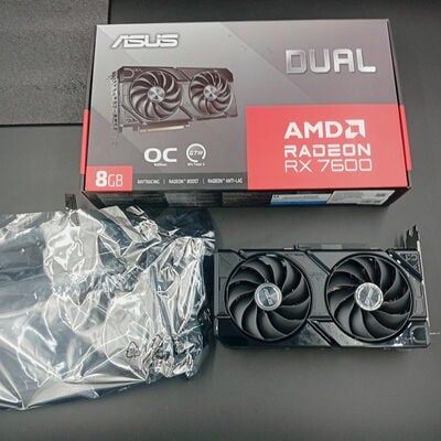 【大須店】中古  ASUS DUAL-RX7600-O8G-V2 (RX7600 8G) 162744 