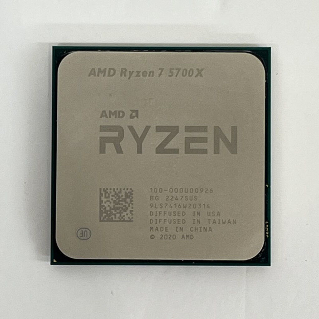 中古 AMD Ryzen 7 5700X (AM4/3.4GHz/36M/C8/T16/65W) 150182 （379260