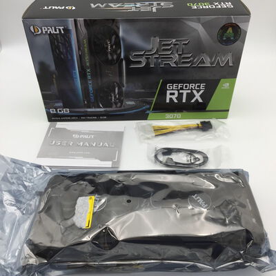 【神戸・三宮店】中古  【LHR版】Palit NE63070019P2-1040J V1 (RTX3070 JetStream V1 8GB) 146440 