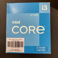 中古  INTEL Core i3 12100F  (1700/3.3G/12M/C4/T8) 148617 
