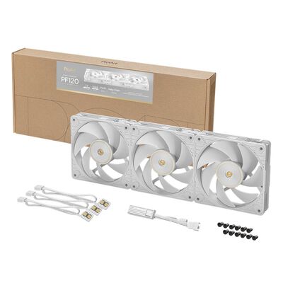 ASUS  PROART PF120 FAN PWM WHITE 3IN1 (120mm ホワイト 3個パック) 