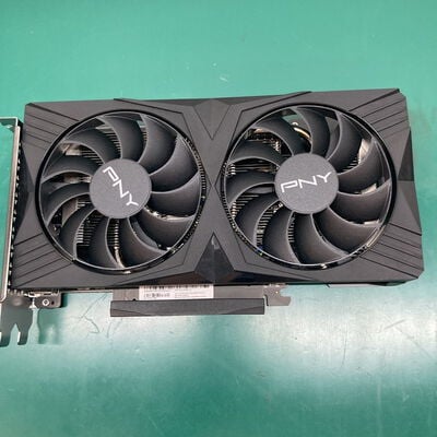 【浦添城間店(沖縄)】中古  PNY GeForce RTX 4060 8GB VERTO VCG40608DFXPB1（RTX4060 8GB） 3480038757 