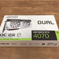 中古  ASUS DUAL-RTX4070-O12G-WHITE (RTX4070 12GB) 3400007461 
