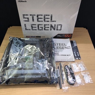 【甲府飯田店】中古  ASRock B650 Steel Legend WiFi (B650 AM5 ATX) 4720001764 