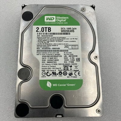 【新潟店】中古  各社 3.5インチ HDD 2TB SATA （デスクトップ用） 121849 