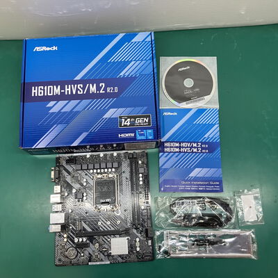 【浦添城間店(沖縄)】中古  ASRock H610M-HVS/M.2 R2.0 (H610 1700 mATX DDR4) 4780001091