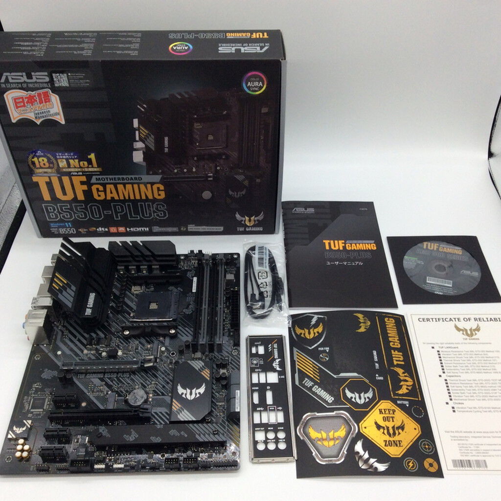 中古 ASUS TUF GAMING B550-PLUS (B550 AM4 ATX DDR4) 142910