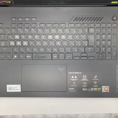 【八王子店】中古  ASUS TUF Gaming A17 FA707NV-R7R4060 1230010668 