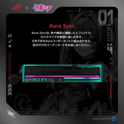 ASUS  ROG Astral GeForce RTX 5080 16GB GDDR7 OC HATSUNE MIKU EDITION (ROG-ASTRAL-RTX5080-O16G-MIKU-W) 