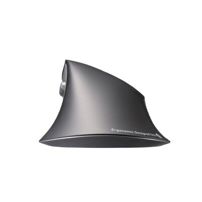 サンワサプライ  MA-EWBBS528LBK 静音ワイヤレスエルゴノミクスコンボマウス（2.4GHzワイヤレス＋Bluetooth・高さ58mm） 