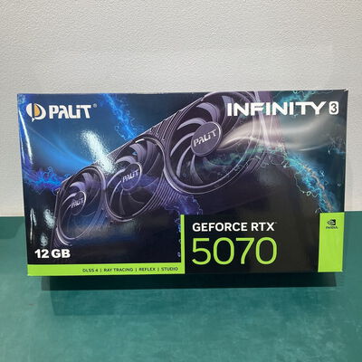 【浦添城間店(沖縄)】中古  Palit NE75070019K9-GB2050S (RTX5070 12GB Infinity 3) 188943 