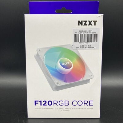 【熊本浜線店】中古  NZXT RF-C12SF-W1(F120 RGB CORE 1pack WH) 5370000822 