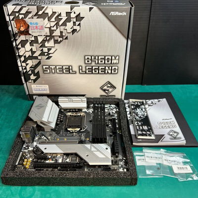【静岡東瀬名店】中古  ASRock B460M Steel Legend (B460 1200 mATX DDR4) 142793 