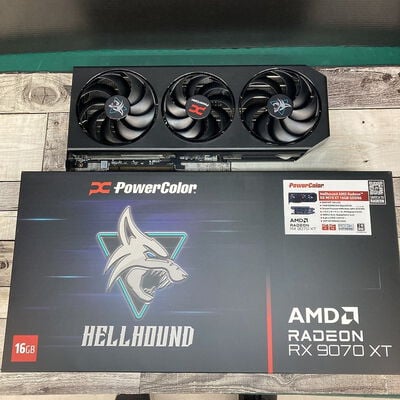【広島店】中古  PowerColor RX9070XT 16G-L/OC (RX9070XT 16G) 176945 