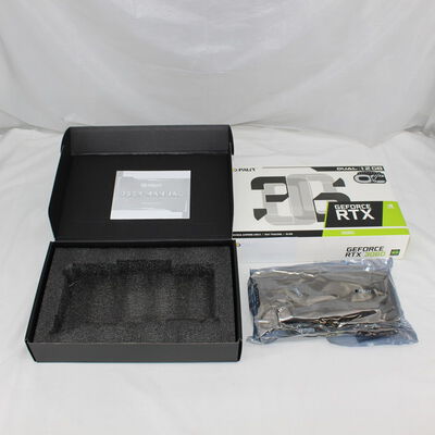 【通販センター】中古  Palit NE63060T19K9-190AD (GeForce RTX 3060 Dual OC 12GB) 180531 