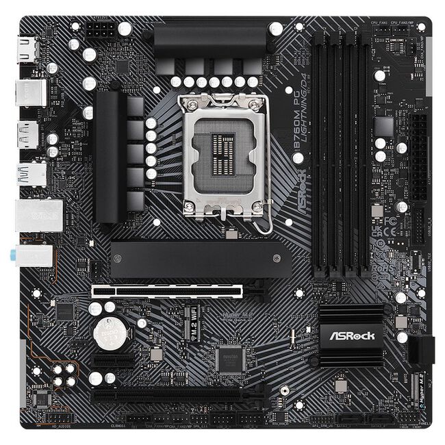 ASRock B760M PG Lightning/D4 (B760 1700 MicroATX) ｜ パソコン通販 