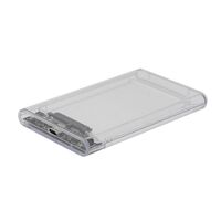 AINEX  HDE-22 (USB3.2Gen1・USB2.0対応 2.5インチSATA SSD／HDDクリアケース) 