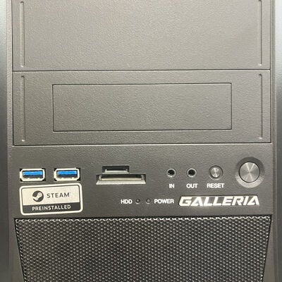【新潟店】中古  THIRDWAVE GALLERIA ZG(i9 9900KF/16GB/SSD512GB+HDD3TB/RTX2070SUPER/Mt/W10H) 174239 