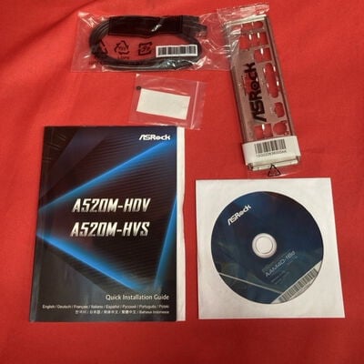 【千葉店】中古  ASRock A520M-HDV (A520 AM4 mATX DDR4) 143667 