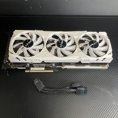 【富士青葉店】中古  PNY GeForce RTX 4070 Ti 12GB VERTO Triple Fan White Edition 5070001096 