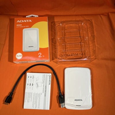 【なんば店】中古  ADT AHV300-2TU31-CWH-DP (USB3.2 ﾎﾟｰﾀﾌﾞﾙHDD 2TB) 3280021449 