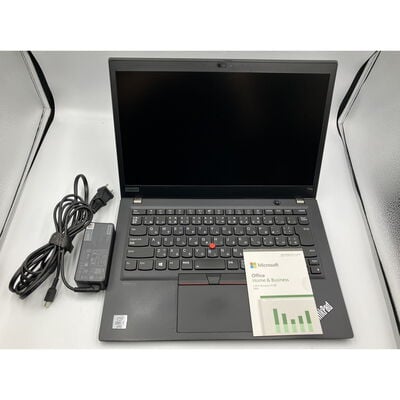 【座間相武台】中古  Lenovo ThinkPad T14s MSO (INTEL Core i7 10610U 1.8GHz/16GB/新品SSD512GB/-/オンボード/14/1920x1080/Wi-Fi/WEBCAM/W11P64/MicrosoftOffice H&B 2024付) 182738 