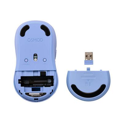 エレコム  M-MY40MBSBU (OSMOD 7 USB無線/Bluetooth 静音マウス [7ボタン/Lサイズ] ブルー) 