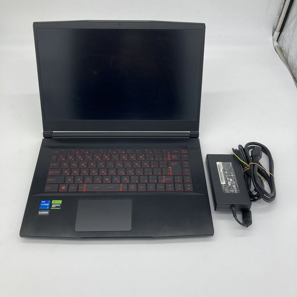 ​【中古・箱付き】MSI Thin GF6312VE RTX4050 レシート付 中古 MSI Thin-GF63-12VE (i7-12650H/16GB/SSD512GB/RTX4050/W11H