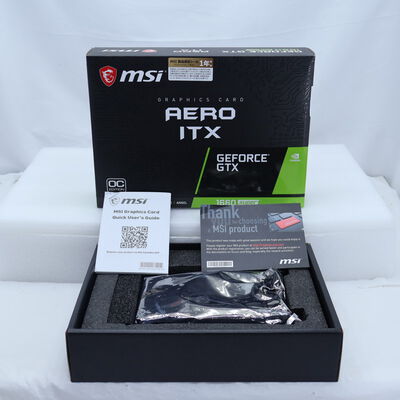 【通販センター】中古  MSI GeForce GTX 1660 SUPER AERO ITX OC (GTX1660 SUPER) 141207 