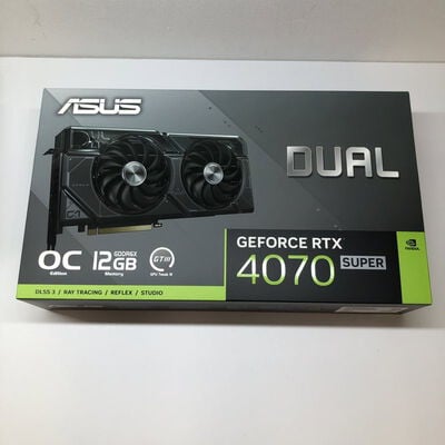 【津ラッツ店】中古  ASUS DUAL-RTX4070S-O12G (RTX4070 SUPER 12GB) 163383 