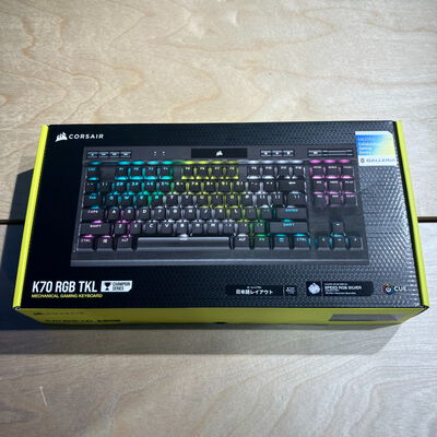 【鹿児島店】中古  CORSAIR K70 TKL CS BLK-MX SPEED-RGB/GAL 179736 