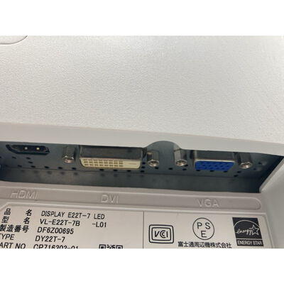 【仙台店】中古  FUJITSU E22T-7 VL-E22T-7B (21.5ｲﾝﾁ フルHD 1920x1080 ) 3240011472 