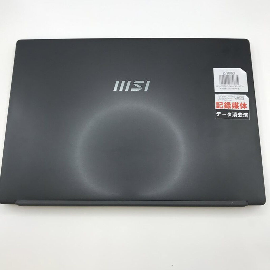 MSI Modern 14 C12MO 1117JP ノートパソコン 中古 MSI Modern 14 C12MO-1117JP (i5 1235U/16GB/SSD512GB/WLAN/14FHD