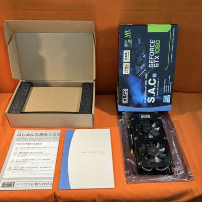 【なんば店】中古  ELSA GeForce GTX 1060 6GB S.A.C R2 GD1060-6GERS2 3480037239 