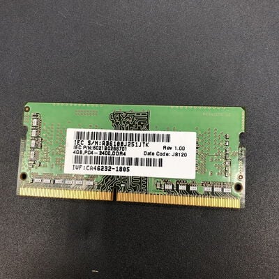 【宇都宮鶴田店】中古  PC4-19200 4GB ノート用(DDR4-2400) 150692 