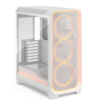 Fractal Design  Meshify 3 Ambience Pro RGB White TG Clear Tint FD-C-MES3A-05 (E-ATX ガラス ホワイト) 
