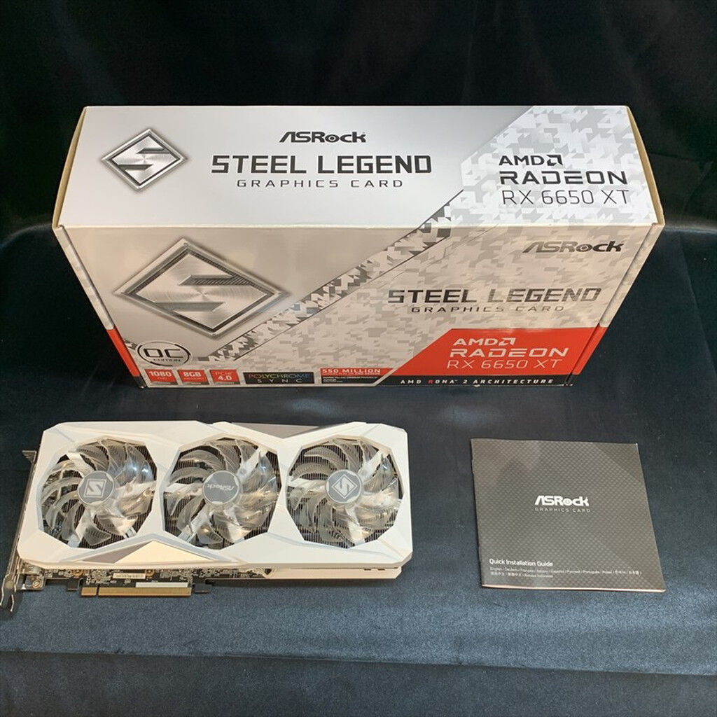 中古 ASRock RX6650XT SL 8GO (RX 6650XT 8GB GDDR6) 3400009330