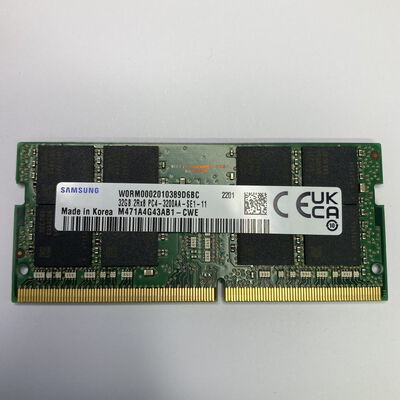 【札幌店】中古  DDR4 PC4-25600 32GB SODIMM ノート用 148255 