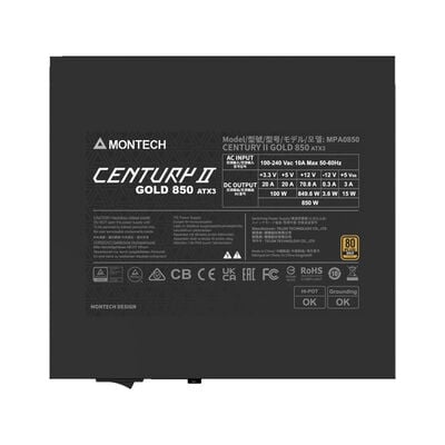 MONTECH  CENTURY II 850W (850W) 