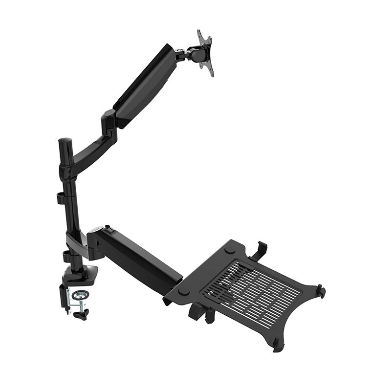 グリーンハウス ノートパソコン液晶ディスプレイ用アーム クランプ式