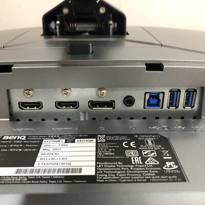 【福山ココローズ店】中古  BenQ EX270QM-JP (27"W2H1DP 1ms IPS HDRi240HzWQHD) 5090000526 