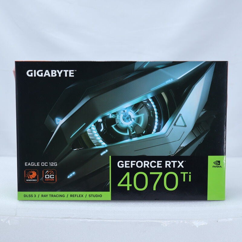 中古 GIGABYTE GV-N407TEAGLE OC-12GD Rev2.0（RTX4070Ti 12GB