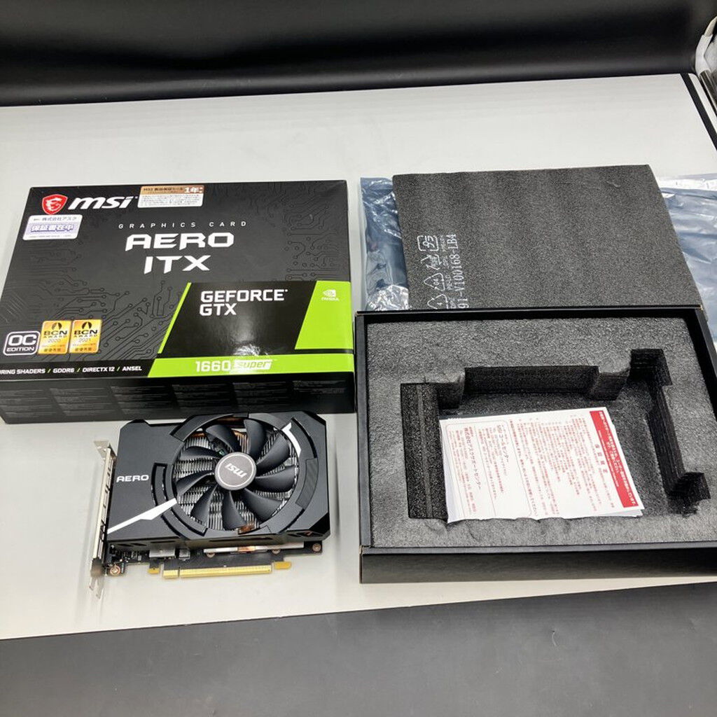 中古 MSI GeForce GTX 1660 SUPER AERO ITX OC (GTX1660 SUPER) 141207