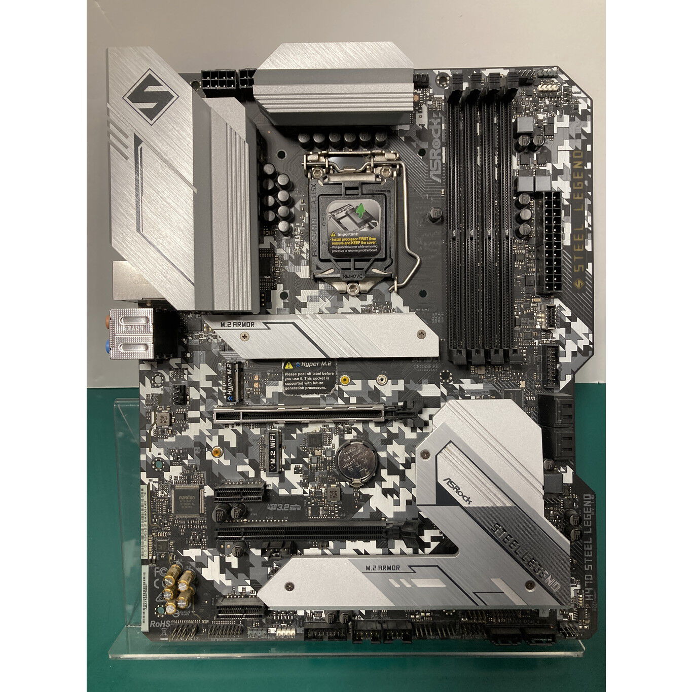 中古 ASRock H470 Steel Legend (H470 1200 ATX DDR4) 142779 （315104