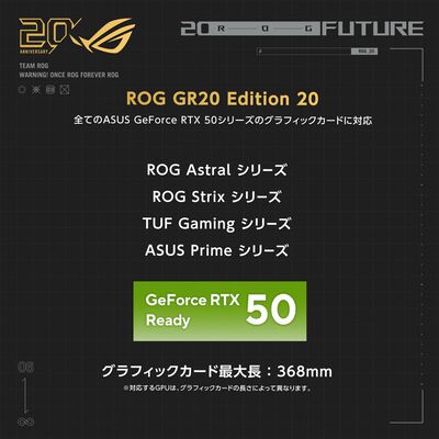 ASUS  ROG GR20 Edition (E-ATX オープンフレーム) 